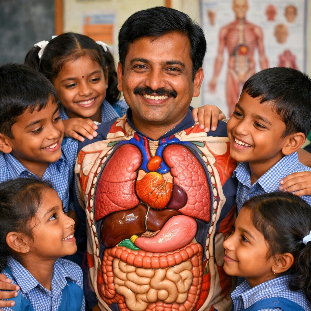 Telagana viral teacher jisne teaching me soch badal dee