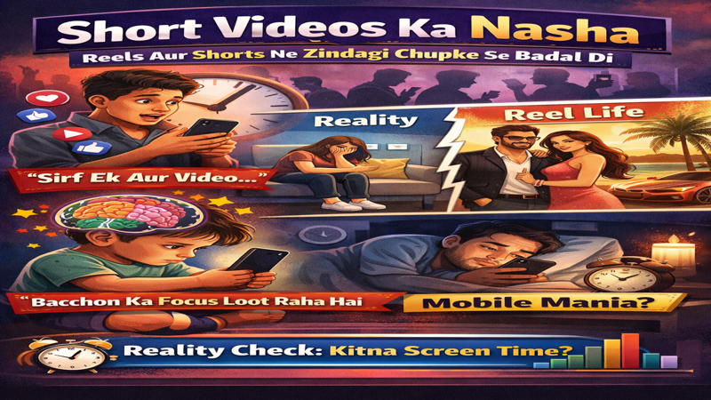 Short Videos ka Nasha: Kaise Reels aur Shorts ne Hamari Zindagi Chupke se Badal Di
